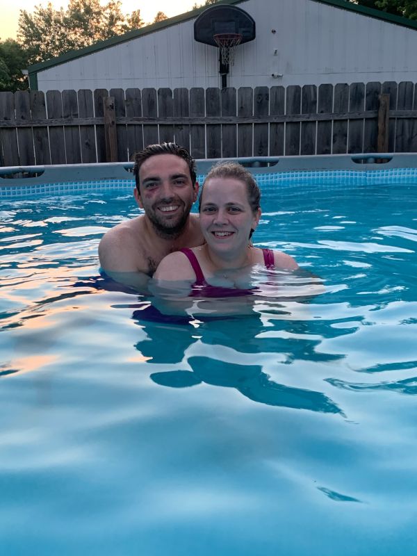Swimming on the Fourth of July With Family