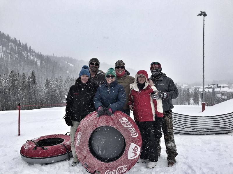 Snow Tubing With Family