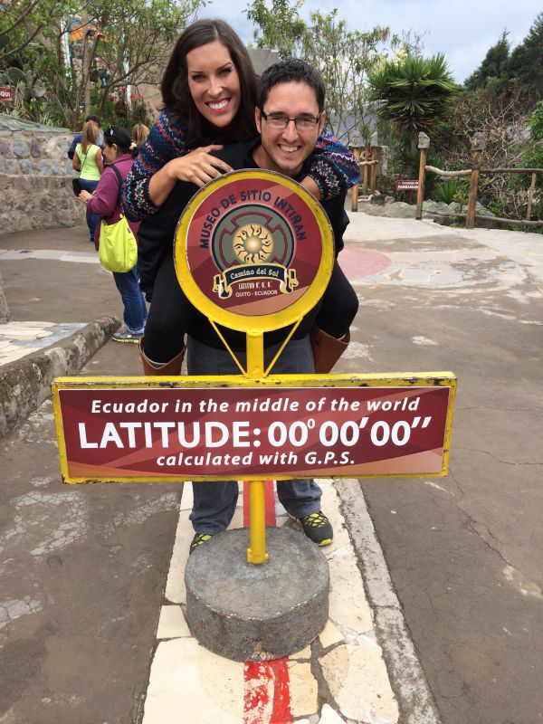 Standing on the Equator