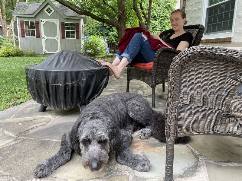 Relaxing in Our Backyard