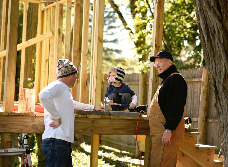Building With Father & Son
