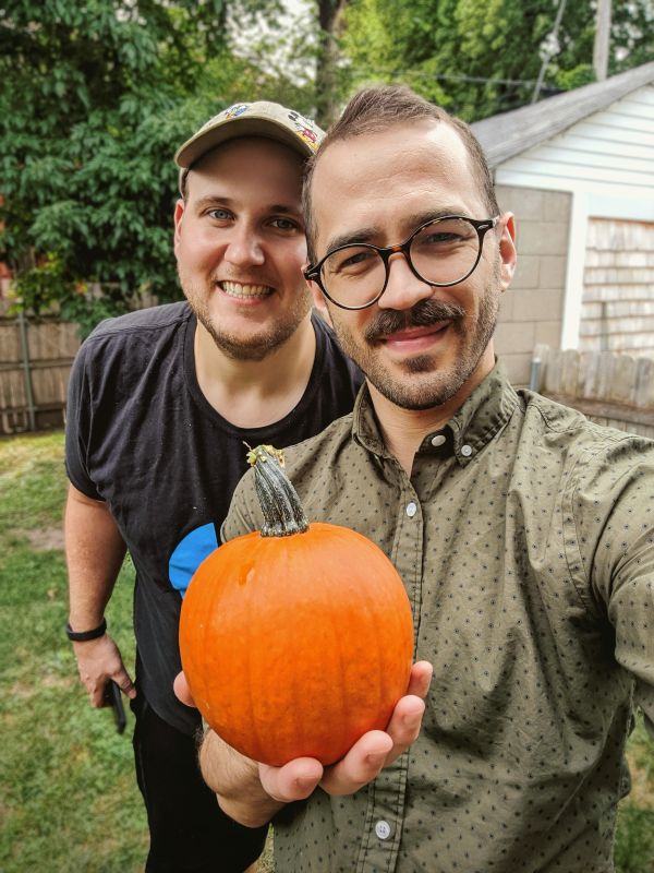 A Pumpkin From Our Garden