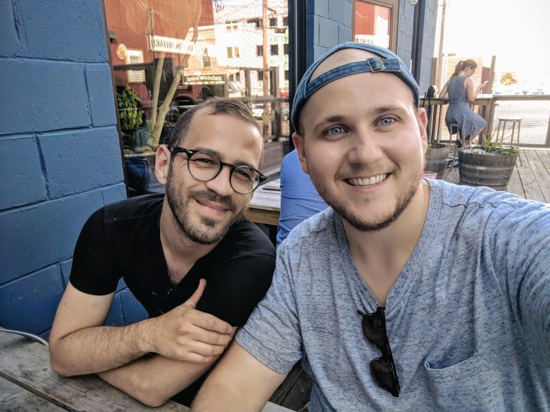 At a Waterfront Restaurant While Visiting Portland, Maine