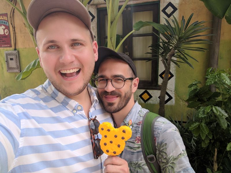 Enjoying a Treat at Disney's Animal Kingdom