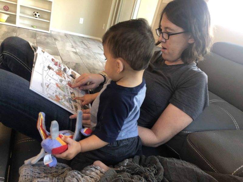 Reading a Book About Airplanes
