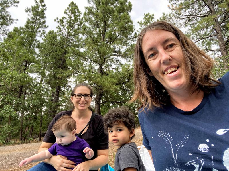 Family Lunch Break in the Forest