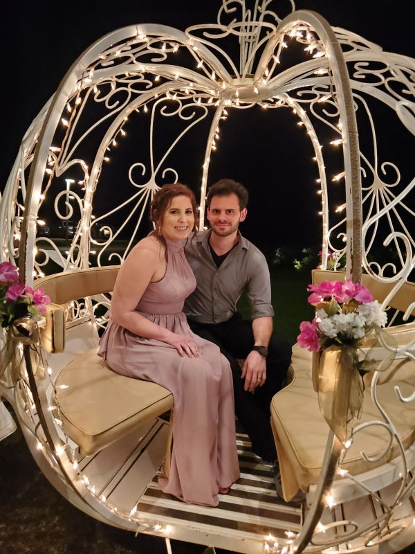 Cinderella Carriage at a Friend's Wedding