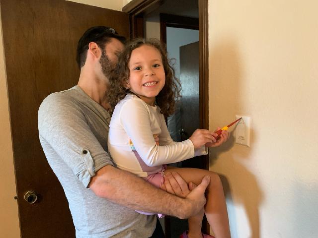 Ryan Teaching Our Niece DIY