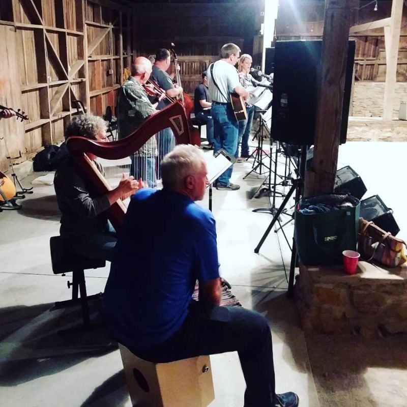 Hymn Sing at Laura's Sister's Barn