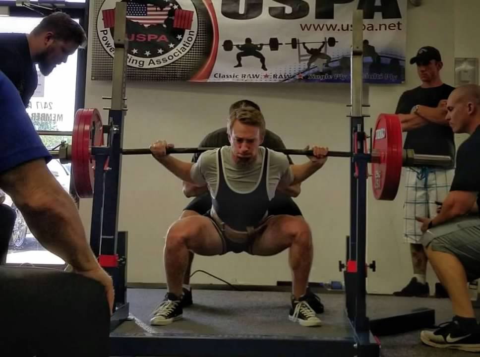 Klint in a Powerlifting Competition