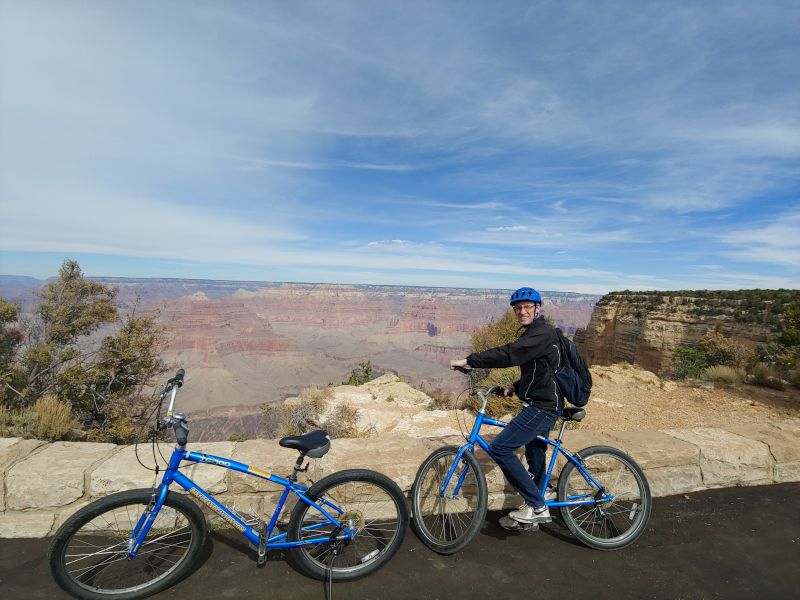 Biking Along the Grand Canyon