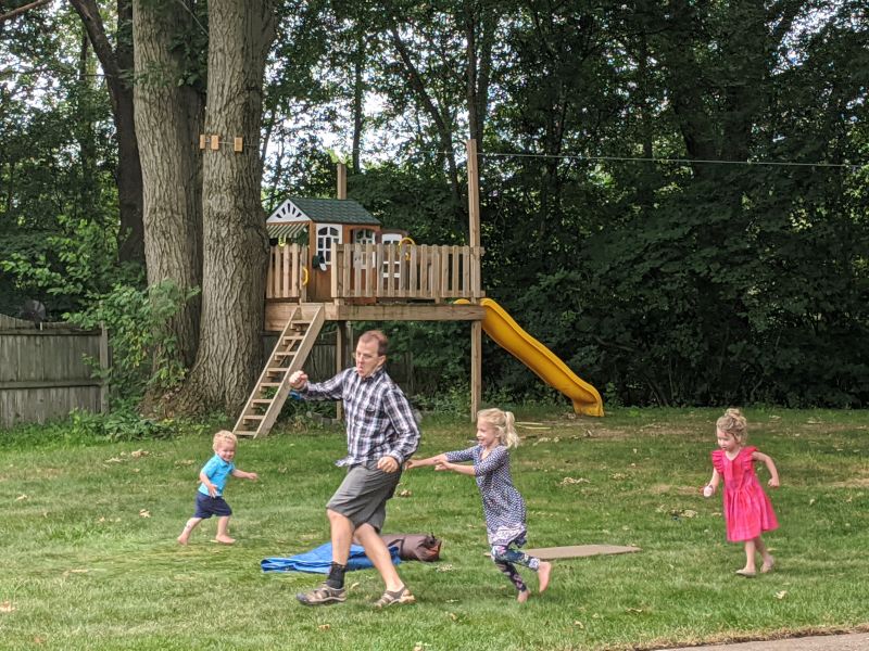 Playing Tag With Our Nieces & Nephew
