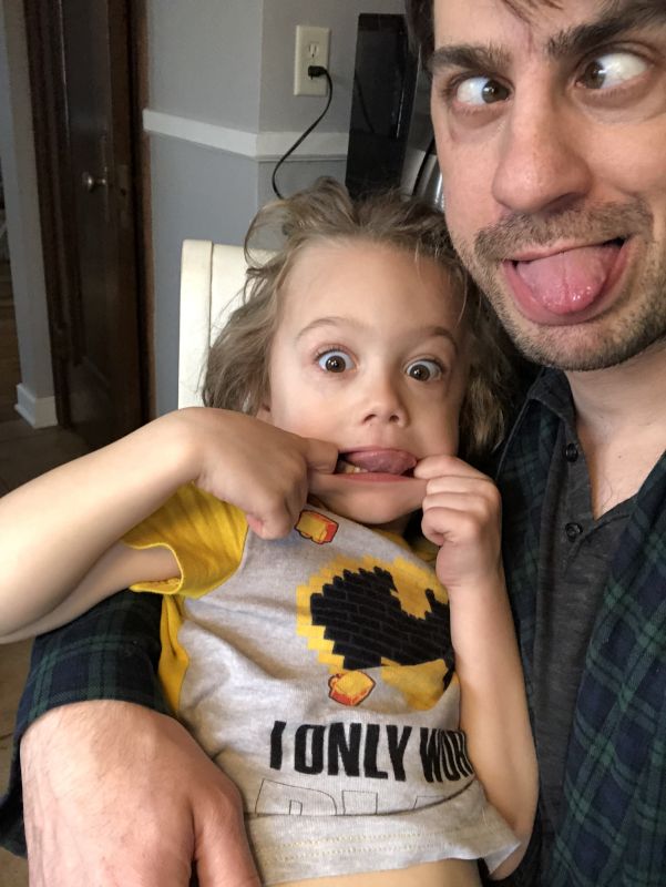 Making Silly Faces!