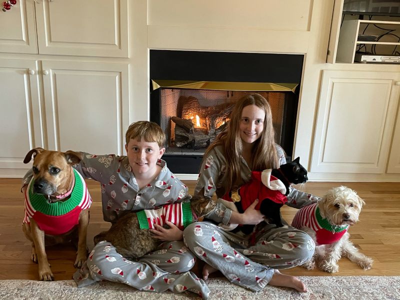 Matching Christmas PJ's