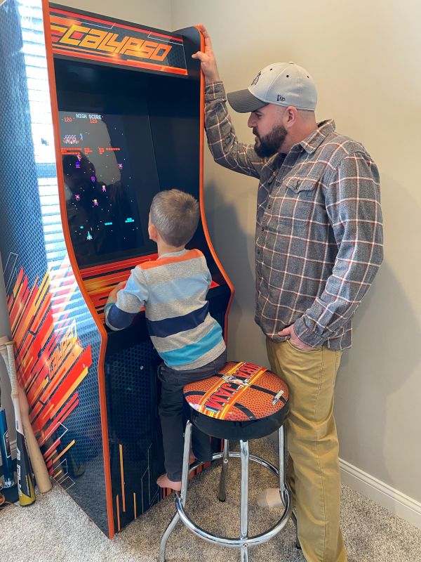 Greg Playing With His Cousin's Son