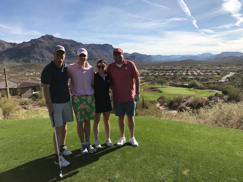 Golfing in Arizona
