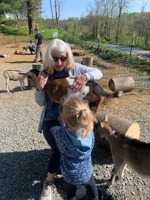 Grandma and Goats!