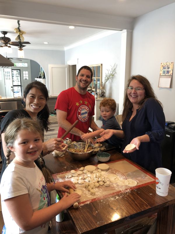 Making Dumplings With Friends
