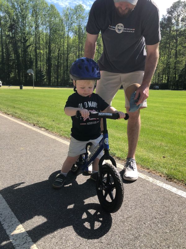 Practicing at the Local School Track