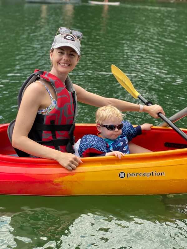 Kayaking at the Lake