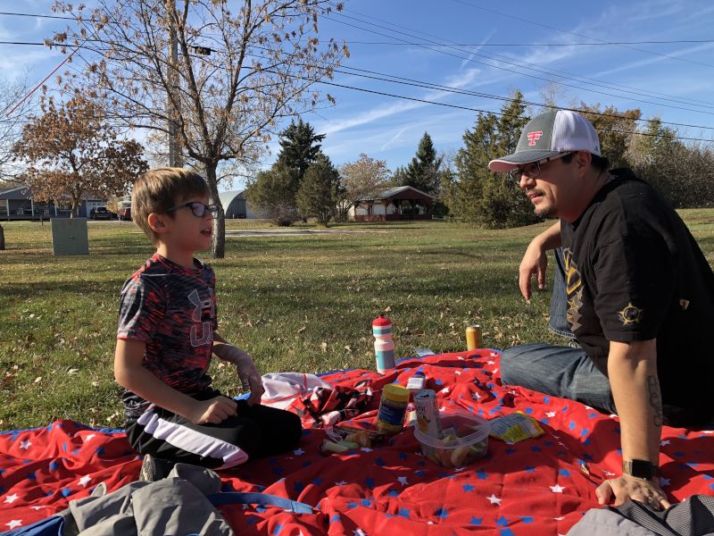 Weekend Picnic at a Community Park