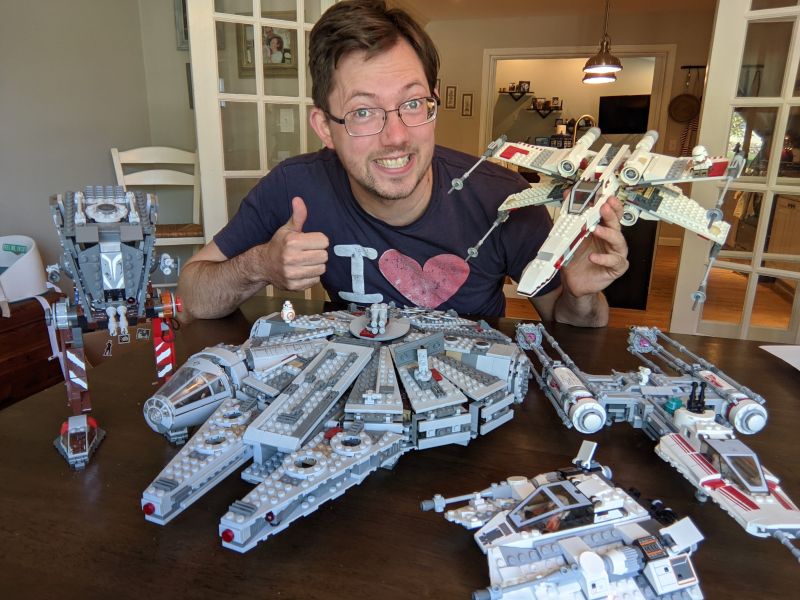 Jonathan and his LEGO Star Wars Collection