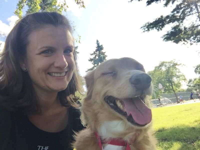 Caoba Loves Walking to the Park