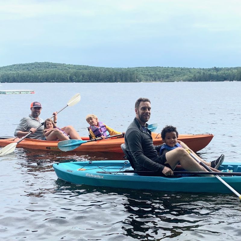 Reed & His Brother Kayaking With the Kids