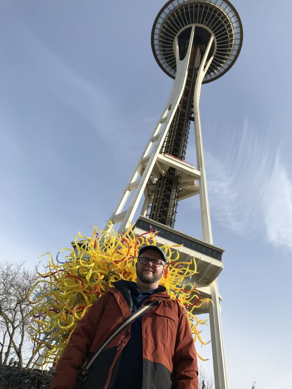 Jay at the Space Needle