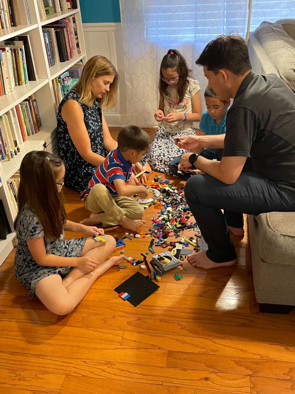 Lego With Our Nieces & Nephews