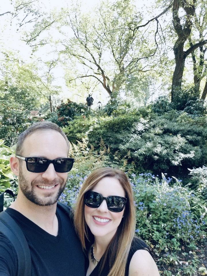 Enjoying an Afternoon in Central Park