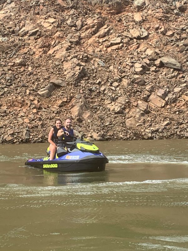 Jetskiing