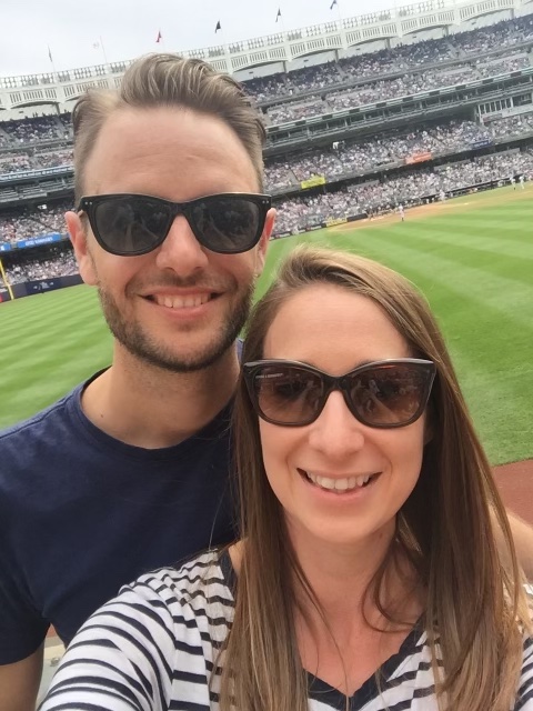 Baseball Game at Yankee Stadium