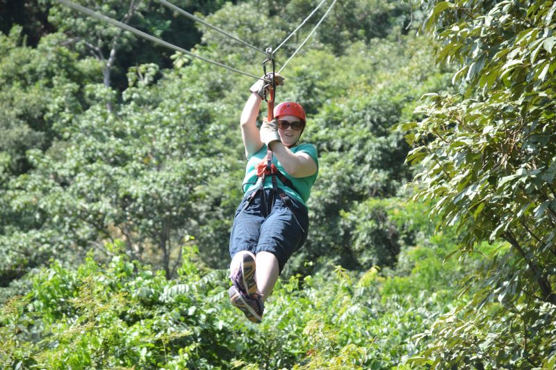 Zip-lining in Costa Rica!
